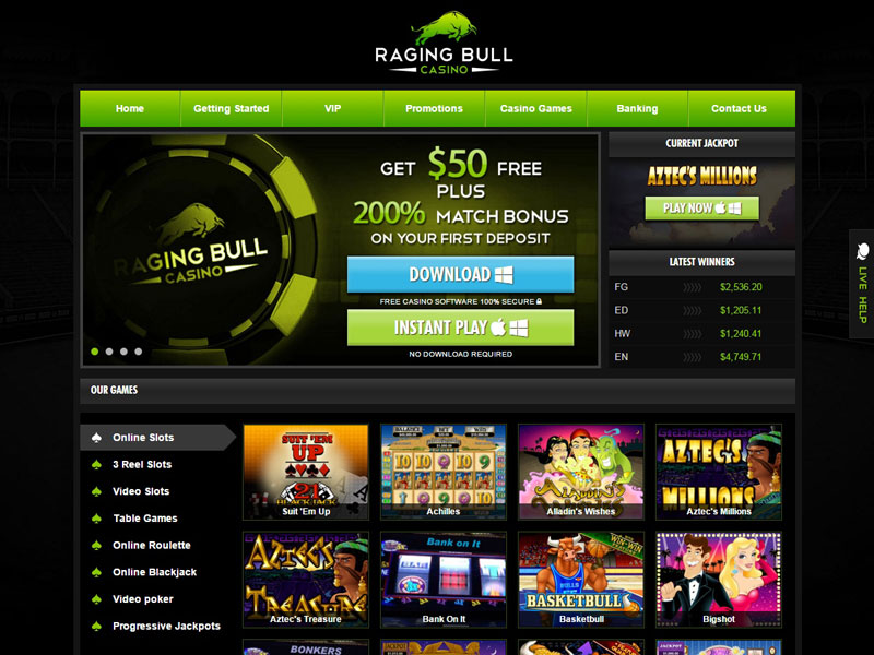 Slot Raging Bull Casino